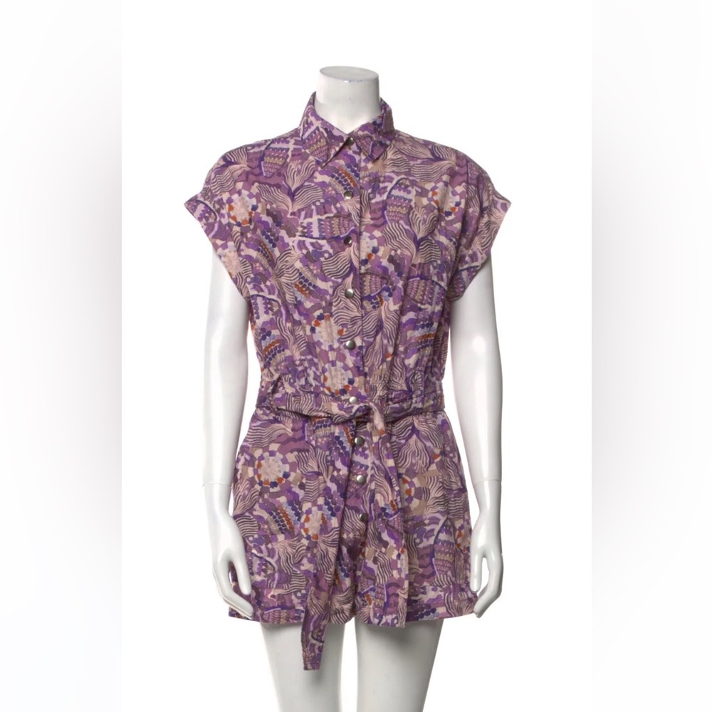Chufy Marcia Purple Romper